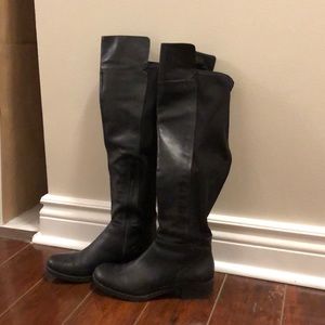 Black Nine West over the knee boots